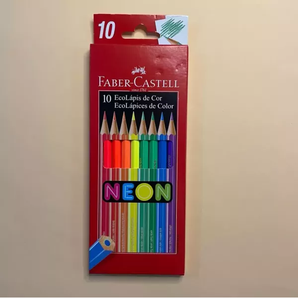 Lápices de colores Faber Castell Neón x10