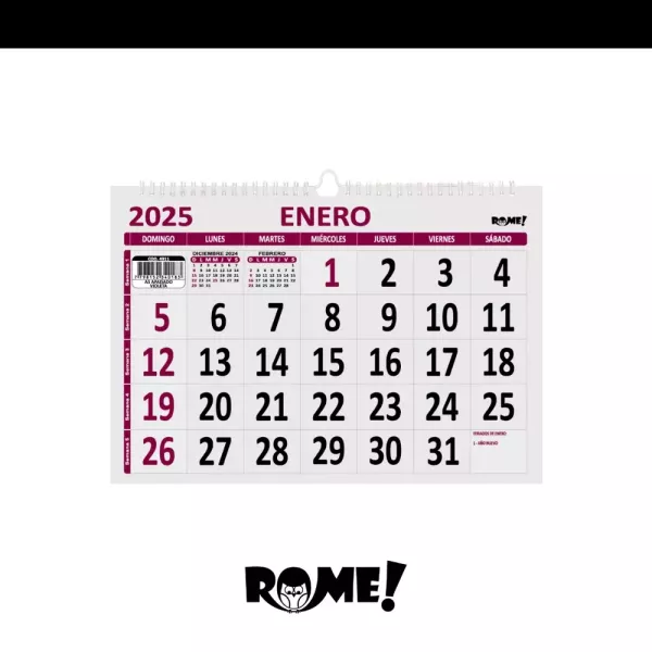 CALENDARIO RO - A4 - APAISADO - VIOLETA