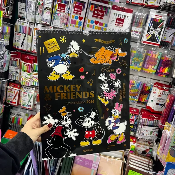 Calendario -M - Mickey 2026 Mooving