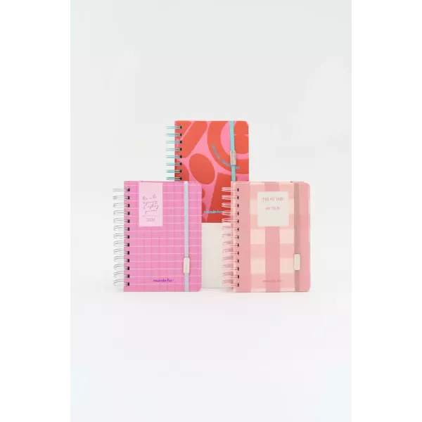 Agenda 2026 Fw 12x17 Diaria - Pink