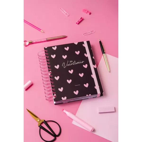 Agenda PC SWEET Hoja por día - CORAZON