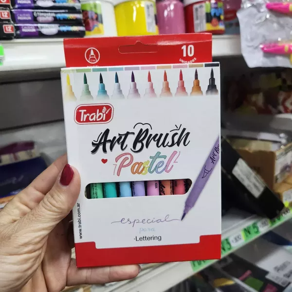 Marcadores Trabi Art Brush Pastel x10