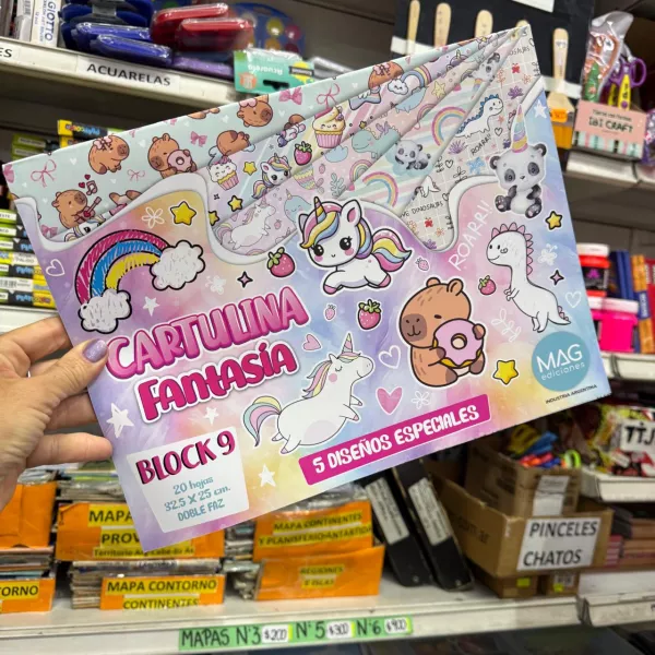 Block de Hojas fantasía