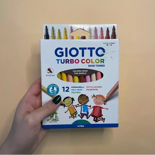 Marcadores Giotto turbo escolar skin tones x12