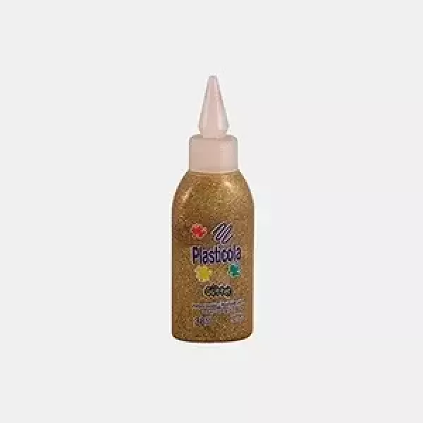 Plasticola Glitter 38g Dorada