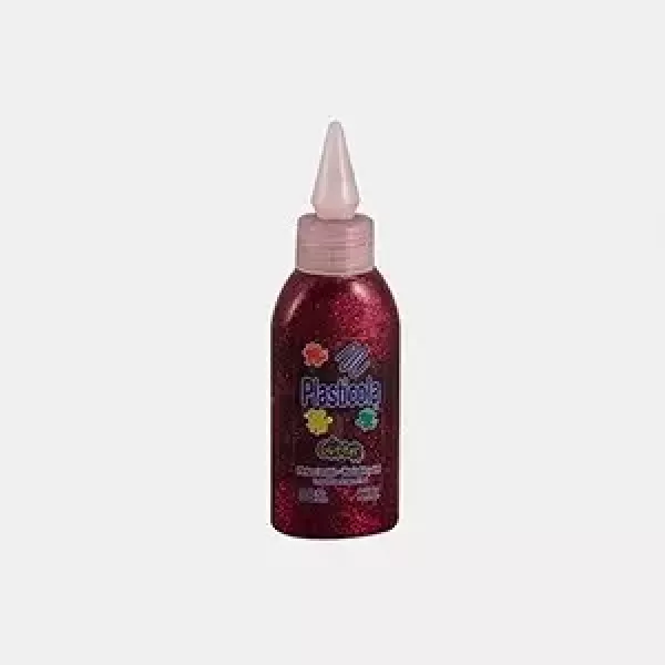 Plasticola Glitter 38g Roja