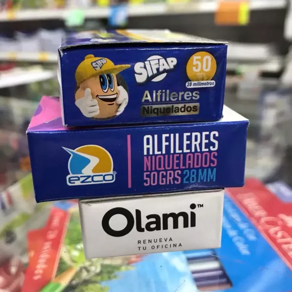 Alfileres comunes Sifap/Ezco/Olami