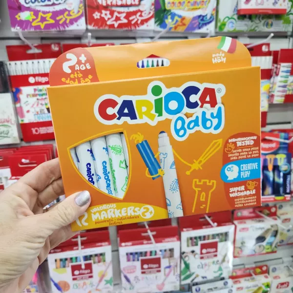 Marcadores Carioca Baby *12 Lavables