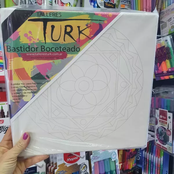 Bastidor Turk 30x30 Mandala