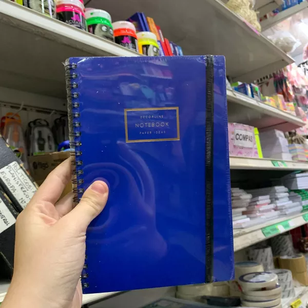 Cuaderno Decorline con espiral 14x21
