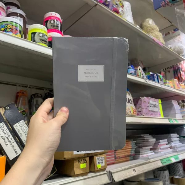 Notebook Decorline 14x24  Hojas Rayadas Pastel