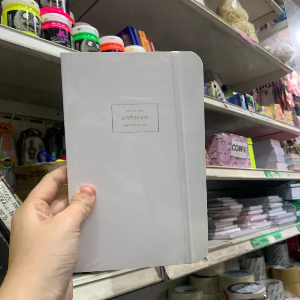 Notebook Decorline 14x24  Hojas Rayadas Pastel