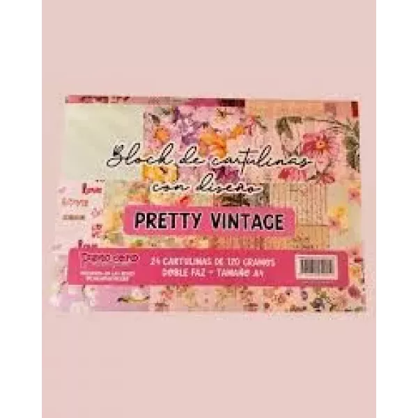 Block de Hojas Punto cero A4 - Pretty Vintage