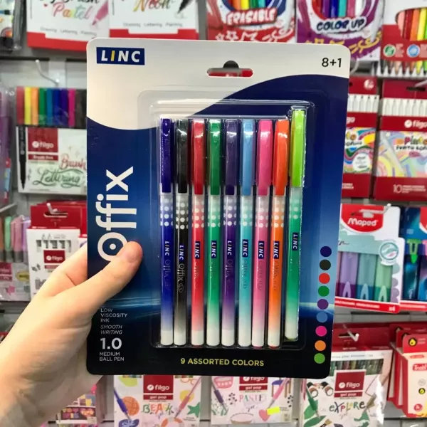 Bolígrafo Ballpoint Linc Offix x9