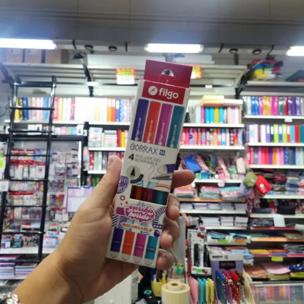 Roller Borrable Filgo Borrax x4 colores