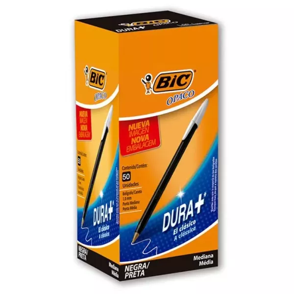 Caja bolígrafos Bic Opaco x50