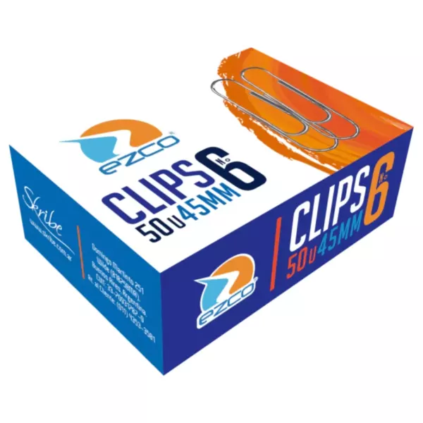 Clips metálicos Nº6 Ezco
