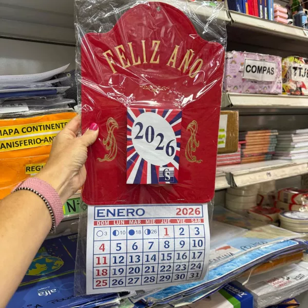 Calendario taco Felpa 2026