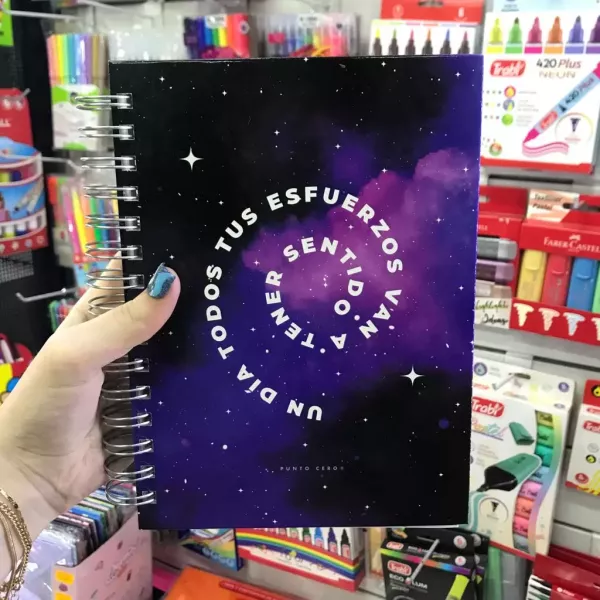 Cuaderno A5 Punto Cero Un día x80 hojas