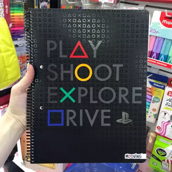 Cuaderno Universitario A4 Mooving  PlayStation