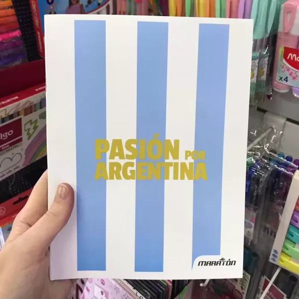 Cuaderno A5 Maratón Pasión Argentina x24 hojas