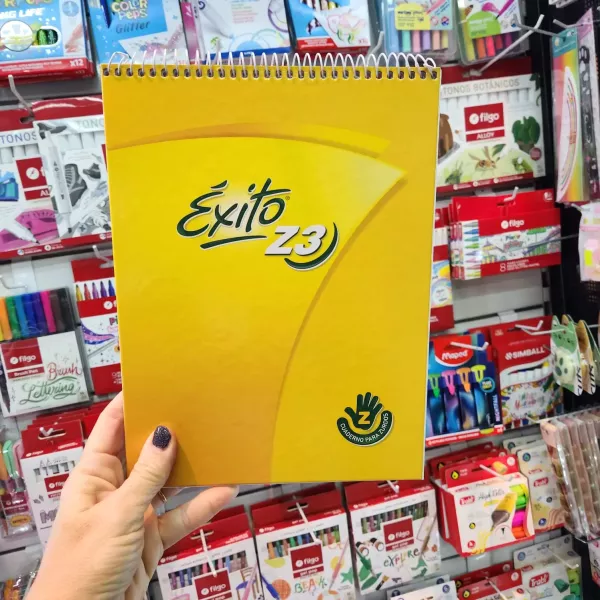 Cuaderno Éxito Z3 19x24 T/dura P/zurdo