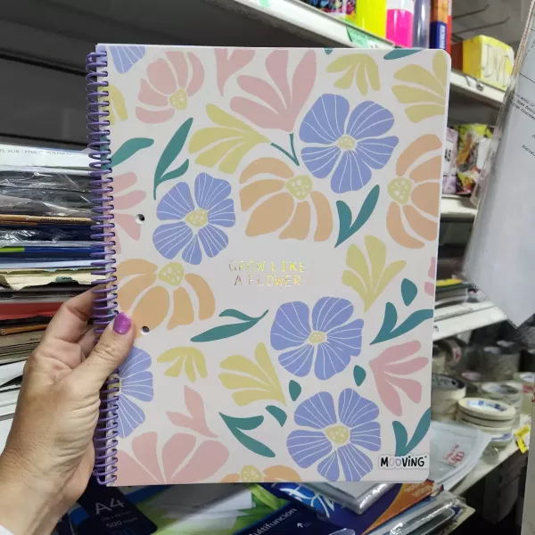 Cuaderno Universitario A4 Mooving Garden