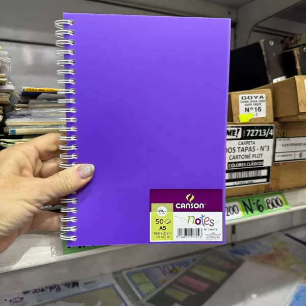 Cuaderno A5 liso