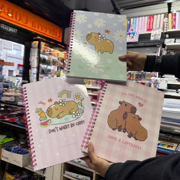 Cuaderno A4 Capibara Be Positive
