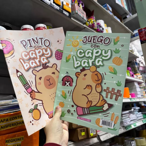 Pinto y Juego Capibara Be Positive