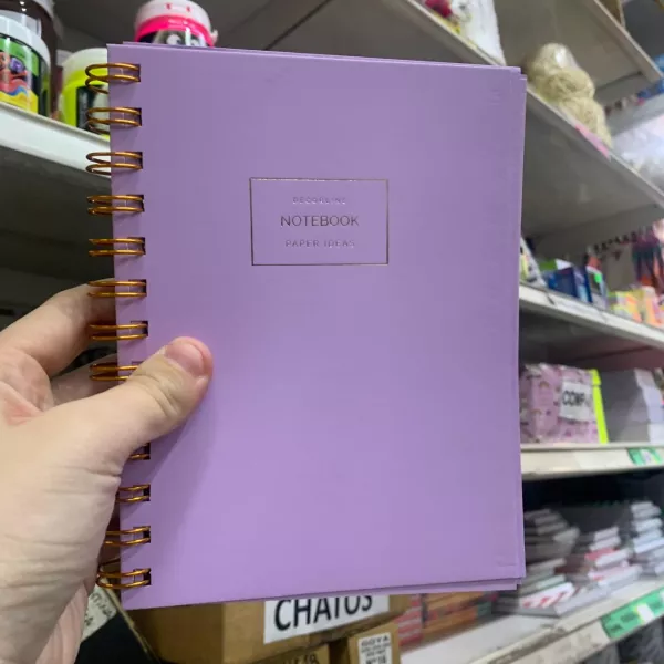 Cuaderno Decorline con espiral 13x17