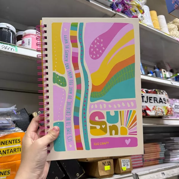 Cuaderno Universitario Good Vibes IBI Craft