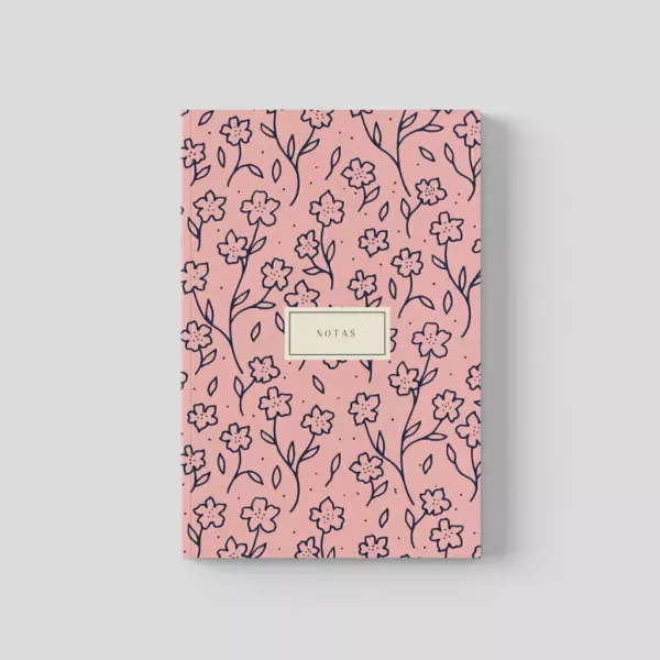 Cuaderno A5 Hojas Lisas - Rosa Rosa