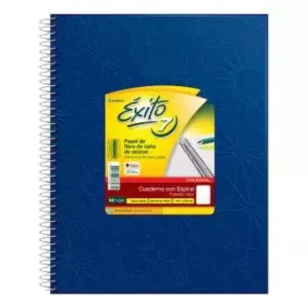 Cuaderno N°7/ABC Éxito Tapa dura x60 hojas Azul