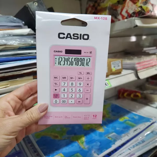 Calculadora de escritorio Casio color