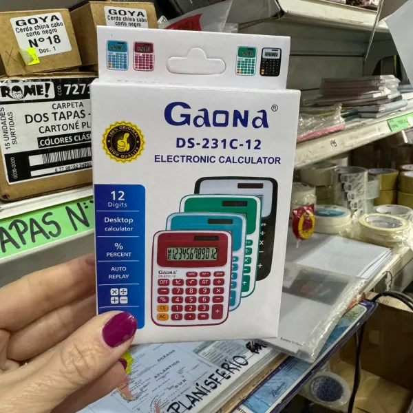 Calculadora de escritorio Gaona