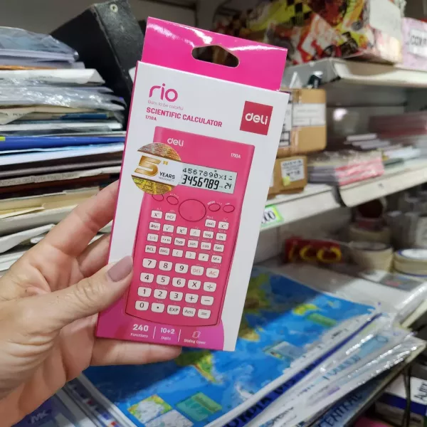 Calculadora científica Deli Rosa