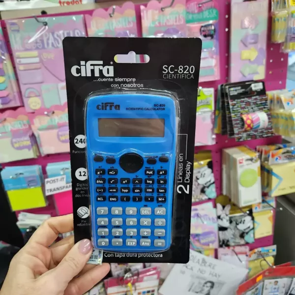 Calculadora científica Cifra Azúl