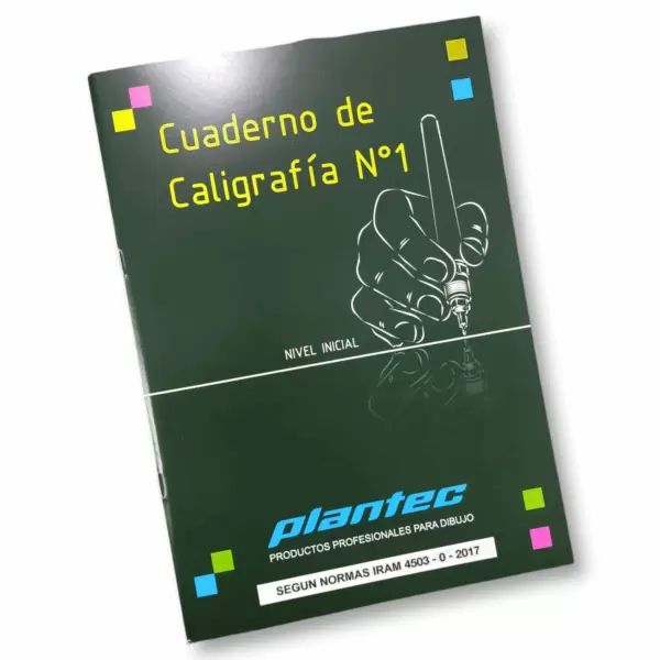 Cuaderno de caligrafía N°1 Plantec - Nivel inicial