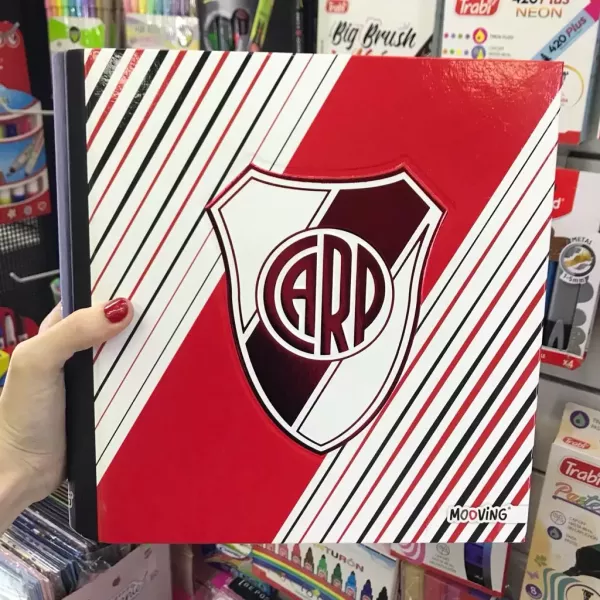 Carpeta Escolar N°3 aro de 40 Mooving River Plate