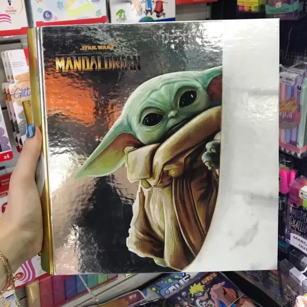 Carpeta Escolar N°3 aro de 40 Big Pocket The Mandalorian