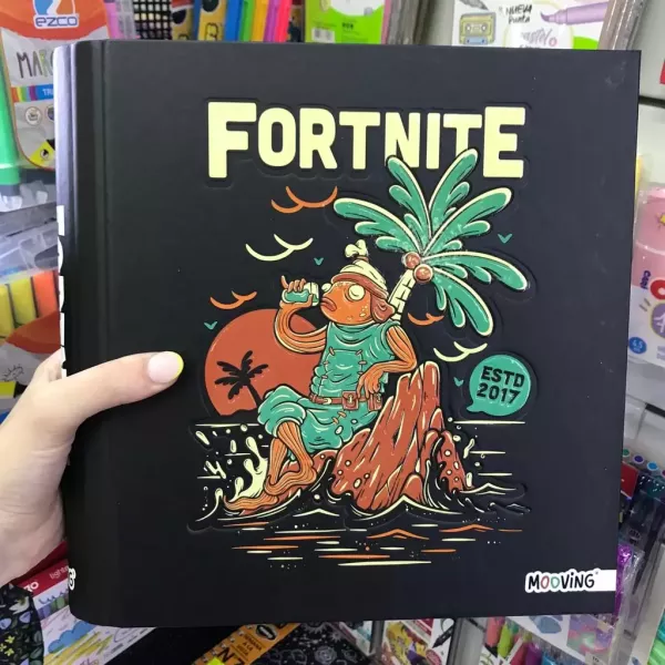 Carpeta Escolar N°3 aro de 40 Mooving Fortnite