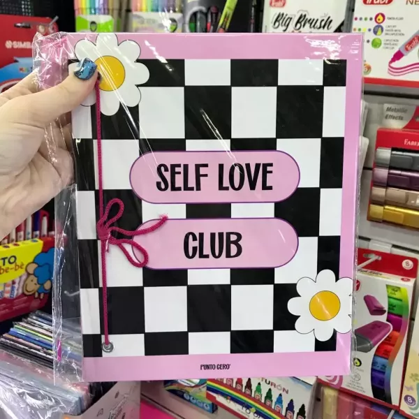 Carpeta Escolar dos tapas N°3 Punto Cero Self Love