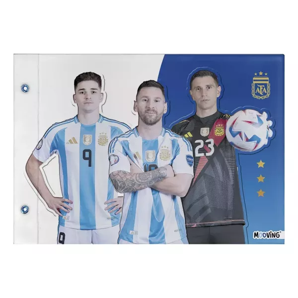 Carpeta dos tapas Nro 5 Mooving AFA Selección 2026