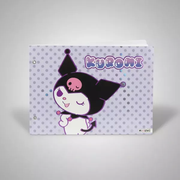 Carpeta dos tapas Nro 5 Mooving Kuromi 2026