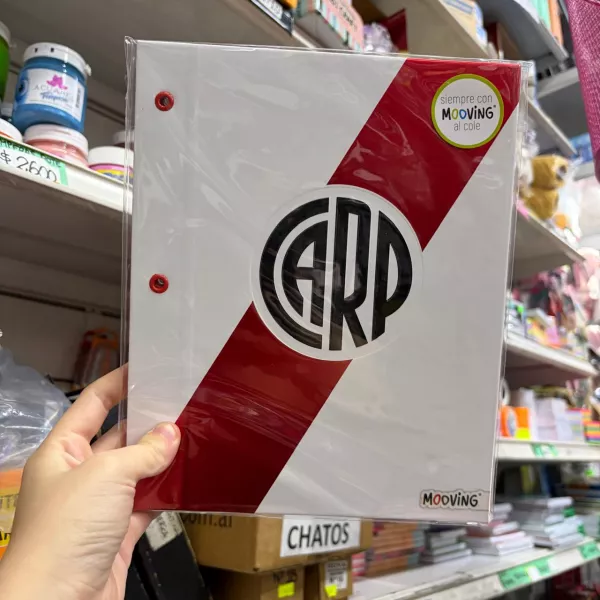 Carpeta Nro 3 dos tapas Mooving River 2026