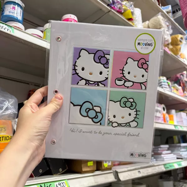Carpeta Nro 3 dos tapas Mooving Hello Kitty 2026