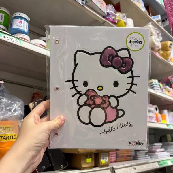 Carpeta Nro 3 dos tapas Mooving Hello Kitty 2026