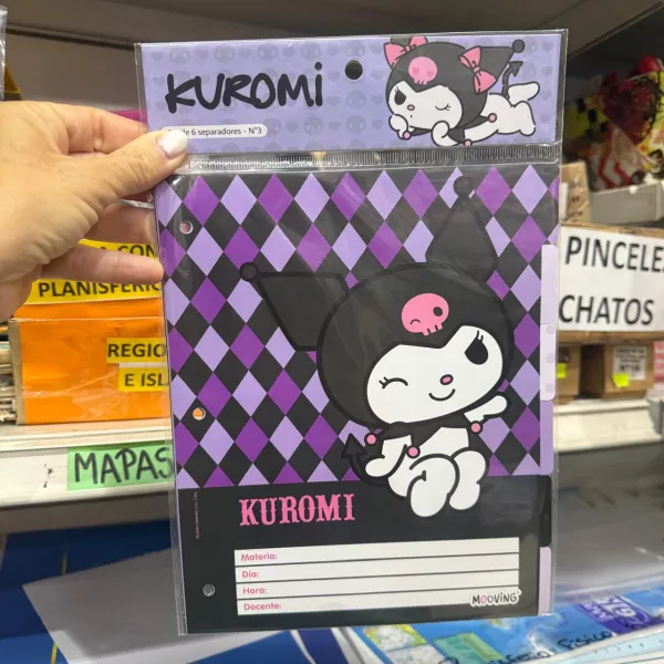 Separadores Mooving Nro 3 Kuromi 2026