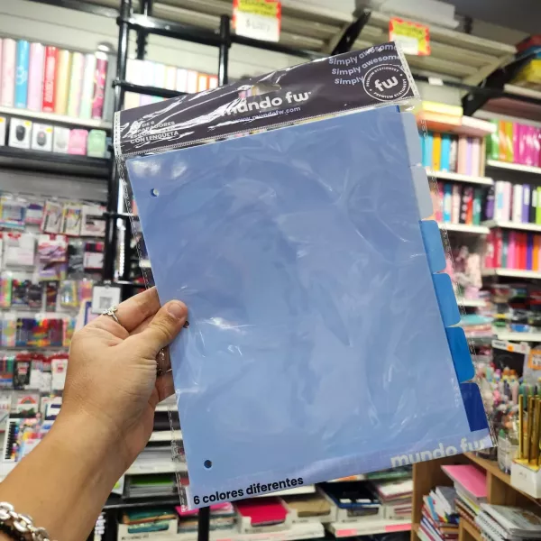 Separador FW N3 con lengüeta Tonos Azules